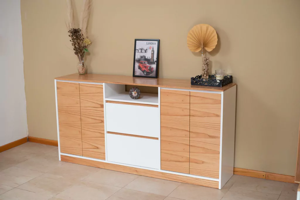 Bahiut /vajillero - Línea Visby - 180x90x36 - Mdf Laqueado - Imagen 2