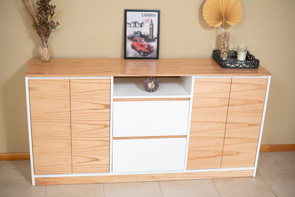 Bahiut /vajillero - Línea Visby - 180x90x36 - Mdf Laqueado - Imagen 3