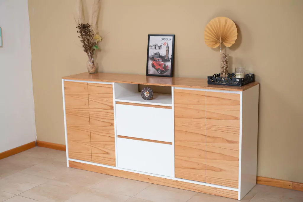Bahiut /vajillero - Línea Visby - 180x90x36 - Mdf Laqueado - Imagen 5