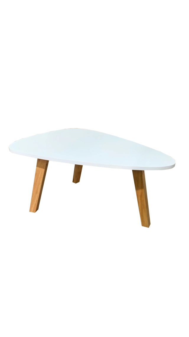Mesa Ratona Lagrima Nórdica Escandinava Laqueada -100x60cm